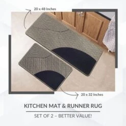 Evideco French Home Goods Geometric Kitchen Mat -Interior furniture GUEST 5798dfae 8ab0 4a00 9fd9 9877f0d7131c