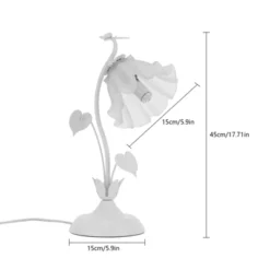 YIYIBYUS Flower Shape Table Lamp With White Acrylic Lampshade, Modern Bedside Lamp -Interior furniture GUEST 579d7da0 1fba 42db 8e0e 48bae5109378