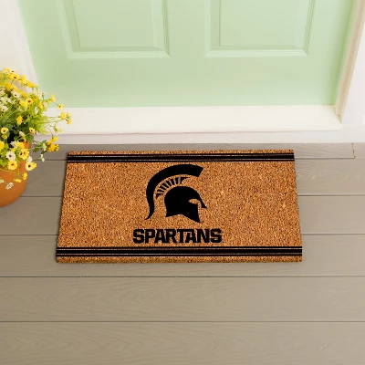 Evergreen Michigan State University Logo Turf Mat, Brown- 28 X 16 Inches Indoor Outdoor Doormat 6 Evergreen Michigan State University Logo Turf Mat, Brown- 28 X 16 Inches Indoor Outdoor Doormat - Image 4