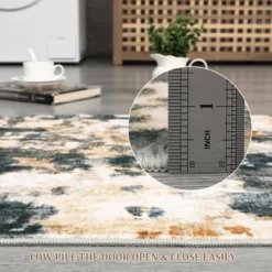 Modern Abstract Large Living Room Bedroom Area Rugs, Soft Non Slip Contemporary Throw Carpet For Dining Room -Interior furniture GUEST 5b5b7084 670a 4451 8a2e 957b220e9b7a