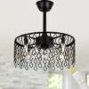 Bella Depot 19" Black Caged Ceiling Fan Light -Interior furniture GUEST 5e175d2d 990e 4c26 ada3 ff5e92b6237c