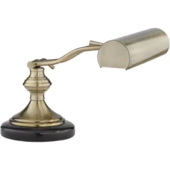 Regency Hill Serenity 12" High Small Traditional Piano Desk Lamps Set Of 2 Adjustable Gold Antique Brass Finish Metal Home Office Living Room Bedroom -Interior furniture GUEST 604bfb01 b9c7 4c7f 866f ab652e230eae