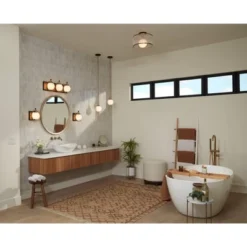 Possini Euro Design Carlyn Mid Century Modern Wall Light Brass Black Hardwire 26" 3-Light Fixture White Glass Globe Shade For Bedroom Bathroom Vanity -Interior furniture GUEST 62fcbf49 bd27 426b bca9 38bfb68b5edd