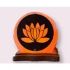 Q&A Himalayan Salt Lotus Flower USB Himalayan Salt Novelty Table Lamp: Modern Decor, LED, No Assembly