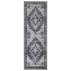 Machine Washable Area Rugs For Living Room Boho Vintage Soft Non-Slip Low Pile Distressed Carpet -Interior furniture GUEST 648981fe 0971 4596 874c d0d2751cb7ff