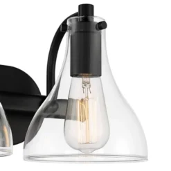 Possini Euro Design Sorren Modern Wall Light Matte Black Hardwire 28" 4-Light Fixture Clear Glass Shade For Bedroom Bathroom Vanity Reading Hallway 9 Possini Euro Design Sorren Modern Wall Light Matte Black Hardwire 28" 4-Light Fixture Clear Glass Shade For Bedroom Bathroom Vanity Reading Hallway -Interior furniture GUEST 656fe558 3a19 4d70 a95e fddd0fd236bc