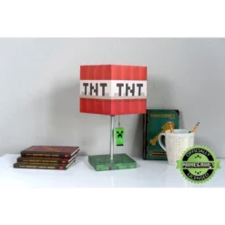 Ukonic Minecraft TNT Block Desk Lamp With 3D Creeper Puller | 14-Inch LED Lamp Light -Interior furniture GUEST 664fa1fe 2615 4ba8 ad6d e8f501a8130a
