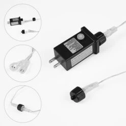 MOVSSOU Icicle Lights Christmas Lights Plug-in 33ft 400ct LED White -Interior furniture GUEST 66b38d88 bb6a 46e2 b11a 4d59a555d232