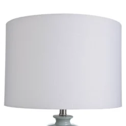 Round Textured Ceramic Table Lamp Light Blue - StyleCraft -Interior furniture GUEST 66d64b62 0067 44ac a028 c9a660f80731