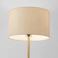 62" Cove Light Faux Wood Floor Lamp With Jute Shade - Globe Electric -Interior furniture GUEST 680e74c5 315a 4230 b069 5049023797dd