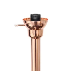 Torchiere Floor Lamp With 2 Reading Lights And Scalloped Glass Shades Rose Gold - Lalia Home -Interior furniture GUEST 6ac82573 a9f6 4bfe 839f 72233e554019