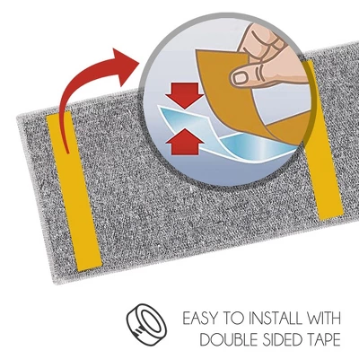 SussexHome Diamond Design Cotton Anti-Slip Stair Treads, 9” X 28“ 7 SussexHome Diamond Design Cotton Anti-Slip Stair Treads, 9” X 28“ - Image 5