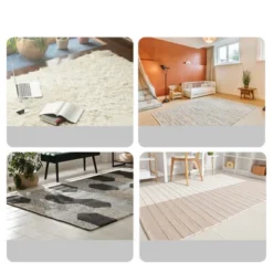Unique Bargains Carpet Anti-Slip Stickers Non Slip Rug Pads Black 4 Pcs -Interior furniture GUEST 6c85d154 441a 4329 bfa6 d25719990a6c
