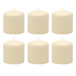 6pk Pillar Candles Ivory - Stonebriar Collection -Interior furniture GUEST 6dd4ec49 5277 404f 940d 7b65f344e4df