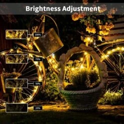 Itopfox 33Ft 100 LED Fairy Lights Warm White Outdoor String Lights With Remote Dimmable Timer 8 Modes For Wedding Party Garden Decoration -Interior furniture GUEST 6ec95db0 7d86 48f3 9016 6c47bd50f7a3