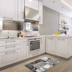 World Rug Gallery Contemporary Abstract Circles Anti Fatigue Standing Mat -Interior furniture GUEST 7023746e 9257 4a36 8736 05fbe7a3c979