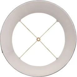 Springcrest 14" Top X 17" Bottom X 11" High X 11" Slant Lamp Shade Replacement Large Slate Gray Empire Round Modern Fabric Pleated Spider Harp Finial -Interior furniture GUEST 706cadaa 47c3 4212 a2d0 4b04db04f3a8