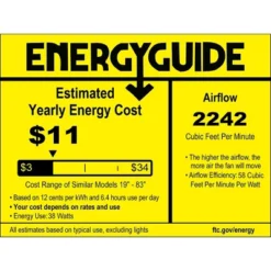 34" Kichler Sola Matte White LED Hugger Ceiling Fan