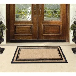 A1HC Natural Rubber Coir Outdoor Doormat 24x48 Markham Classic Border, Anti-Shed Treated Durable Front Door Mat -Interior furniture GUEST 717803d0 af66 4675 a4d1 81c1b946b63e