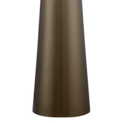 Possini Euro Design Karen Modern Table Lamp 36" Tall Dark Gold Glass With Table Top Dimmer Off White Fabric Drum Shade For Bedroom Living Room Bedside -Interior furniture GUEST 71f28f6f a0eb 4bd3 88d2 8e0c30f483bd