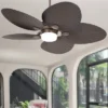 52" Casa Vieja Breeze Tropical Indoor Outdoor Ceiling Fan With LED Light Remote Oil Brushed Bronze Palm Leaf Glass Damp Rated For Patio Exterior House -Interior furniture GUEST 72389bb7 49be 4dfc 8b6a b586b3cc01fc