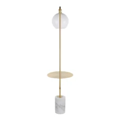 Symbol Contemporary/Glam Floor Lamp With Integrated Table & Marble Base - LumiSource: Tall, LED, UL Listed -Interior furniture GUEST 73430890 cd2c 4bd8 b0fa 542b1181f66a
