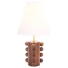 Millie 22" Wood Table Lamp - TBL3023 - Walnut - Safavieh -Interior furniture GUEST 73fcb96d 892a 4494 b46f b2d843136abc