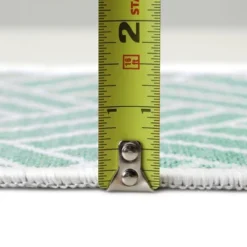 Sussexhome Sea Collection Cotton Heavy Duty Low Pile Area Rug , 2' X 3', Sea Blue -Interior furniture GUEST 74770260 c613 4c54 96eb 1e43769cf077