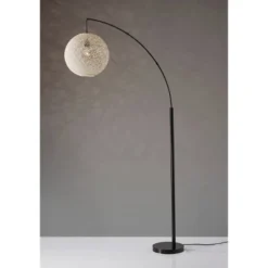 Havana Arc Lamp Natural/Bronze - Adesso -Interior furniture GUEST 76838c53 54ea 4917 805a 1cb785d7ea2b