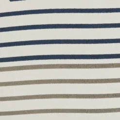 18"x18" Life Styles Geometric Lines Square Throw Pillow Light Gray/Navy - Mina Victory -Interior furniture GUEST 7706a5ac 00a8 41cb bcaf 8a5cb1aa246f