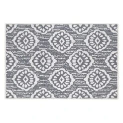 Sussexhome Flower Collection Cotton Heavy Duty Low Pile Area Rug , 2' X 3' -Interior furniture GUEST 784829a3 b082 48f2 bcdc e72002e578e0