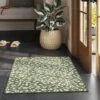 2'x3' Botanical Washable Accent Rug Fern Green - Threshold™ -Interior furniture GUEST 79c2975d 56d7 440c b250 619150fa9c4d