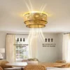 Ludomide 19" Boho Rattan Drum Flush Mount Ceiling Fans With Lights And Remote, Enclosed 2-Tier Woven Caged Low Profile Ceiling Fans For Kitchen -Interior furniture GUEST 7ac9cdfa 8b4d 4203 b5ed ce4ebd46158c