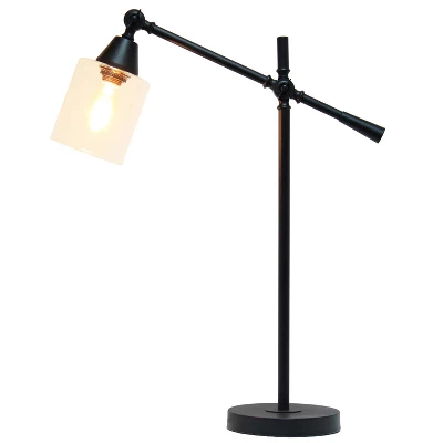 Tilting Arm Table Lamp Black - Elegant Designs 3 Tilting Arm Table Lamp Black - Elegant Designs