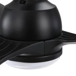 Parrot Uncle 52" Black Indoor Integrated LED Ceiling Fan, Modern -Interior furniture GUEST 7ddc3888 b450 48c4 a0a0 9aa23c75be86
