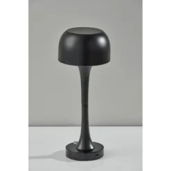 Adesso Jimmy Cordless Table Lamp: 15" Metal Dome, 3-Level Touch Dimmer, Indoor/Outdoor Use, UL Listed -Interior furniture GUEST 7fc41c38 0281 4997 8001 9f605af58e7a