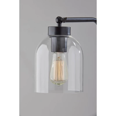 Bristol Floor Lamp (Includes Light Bulb) Black - Adesso 3 Bristol Floor Lamp (Includes Light Bulb) Black - Adesso