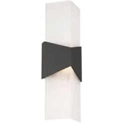 Possini Euro Design Possini Euro Tux 18" High Black And White LED Wall Sconce Set Of 2 -Interior furniture GUEST 800612e3 4aa9 48aa b7bd 05e3da54d4f0