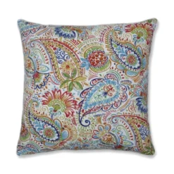 25" Gilford Outdoor Floor Pillow - Pillow Perfect -Interior furniture GUEST 80115359 3b2e 40e0 9df0 b0f1895fa2d6