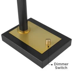 Possini Euro Design Possini Euro Hayven Desk Lamp With Dual USB Ports In Warm Gold With Black -Interior furniture GUEST 803510c7 2b5b 4fe8 b2dc 1a49955b967e