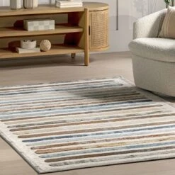 NuLOOM Jenae Multi Striped Machine Washable Area Rug -Interior furniture GUEST 810a1988 3693 45e5 8ff0 d6f3e3b65fed