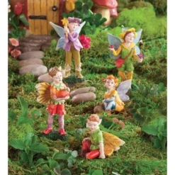 HearthSong Fairy Village Set With Five Decorative Resin Houses And 10 Nature-Themed Fairies -Interior furniture GUEST 813f5ad4 08d0 4b2c 8162 4bfc49826df1