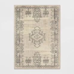 Hancock Distressed Center Motif Rug Beige - Threshold™ -Interior furniture GUEST 83a3285f 266c 4fe0 977c ecd0bb0848d3