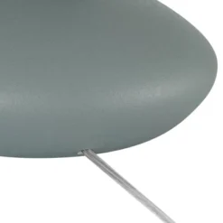 360 Lighting Emil 21 1/2" High Small Mid Century Modern Accent Table Lamp Light Gray Ceramic Single White Shade Living Room Bedroom Bedside Nightstand -Interior furniture GUEST 83e749c9 ea6a 4c84 8a93 b78b28bf78fc