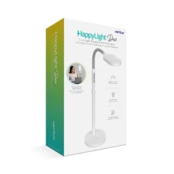 Verilux HappyLight Duo Floor Lamp 2-in-1 Therapy And Task Light White: Adjustable Intensity, 360° Gooseneck, No Assembly Required -Interior furniture GUEST 8406889a 98ba 4e47 9692 7d0dd2bc0f39