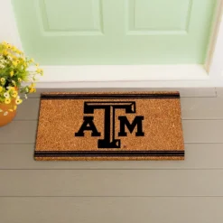 Evergreen Texas A&M Logo Turf Mat, Brown- 28 X 16 Inches Indoor Outdoor Doormat -Interior furniture GUEST 84764438 86ee 455b 9eae 02c2b9526b5b
