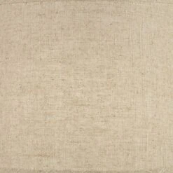 Springcrest Set Of 2 Drum Lamp Shades Burlap Linen Medium 11" Top X 13" Bottom X 9.5" High (Spider)