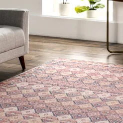 NuLOOM Sherri Bohemian Diamond Machine Washable Area Rug -Interior furniture GUEST 882a51f1 0c8f 4990 b3c0 d2868ba8287b