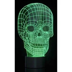 Link 3D Skull Lighting Laser Cut Precision Multi Colored LED Night Light Lamp - Great For Bedrooms, Dorms, Dens, Offices And More! -Interior furniture GUEST 88b5a3e1 3b93 44d7 bd1b 73607017355a