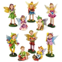 HearthSong Fairy Village Set With Five Decorative Resin Houses And 10 Nature-Themed Fairies -Interior furniture GUEST 891eff3a 76a7 4568 ae95 03fb87f601dd